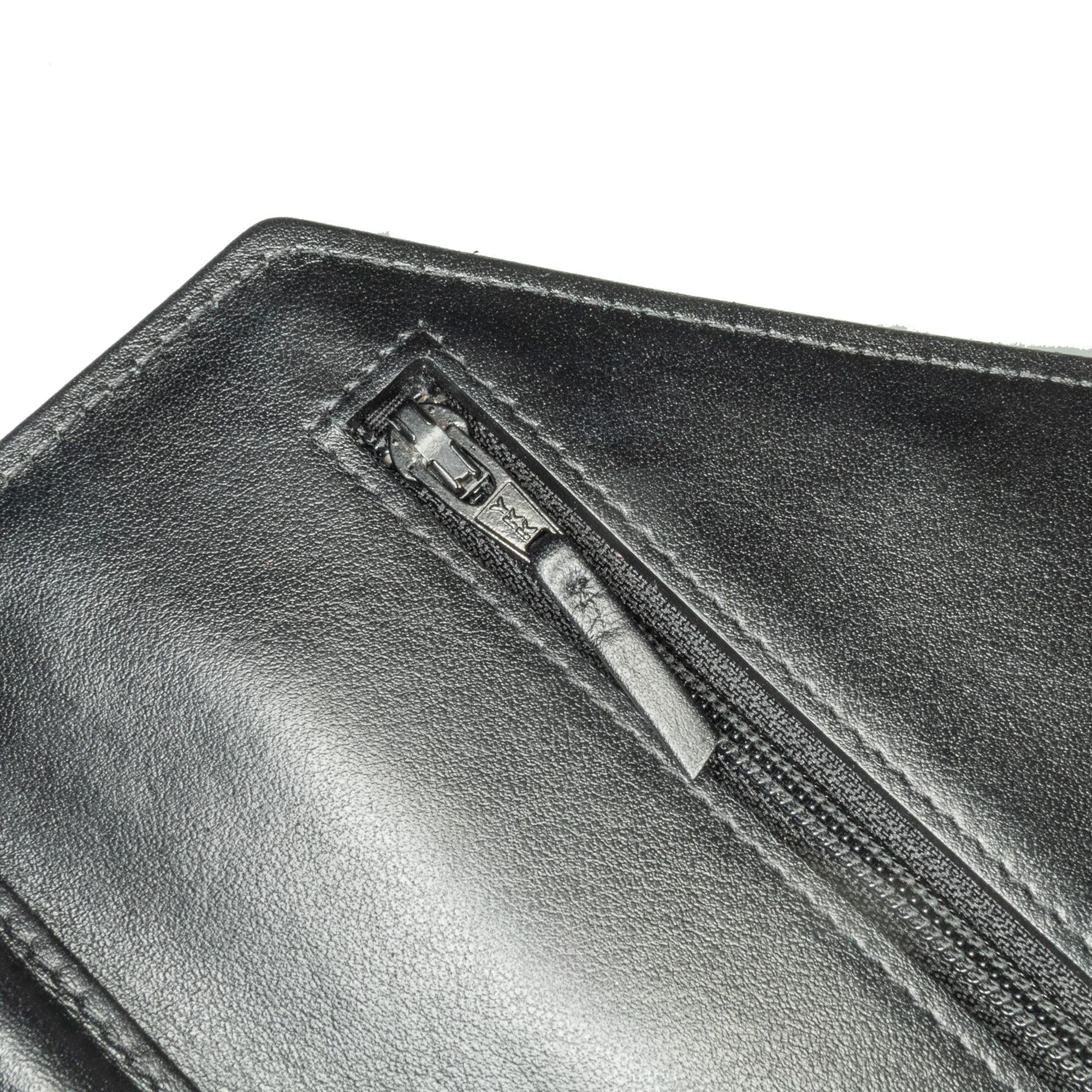 Chanel Chevron Lambskin Button Wallet On Chain