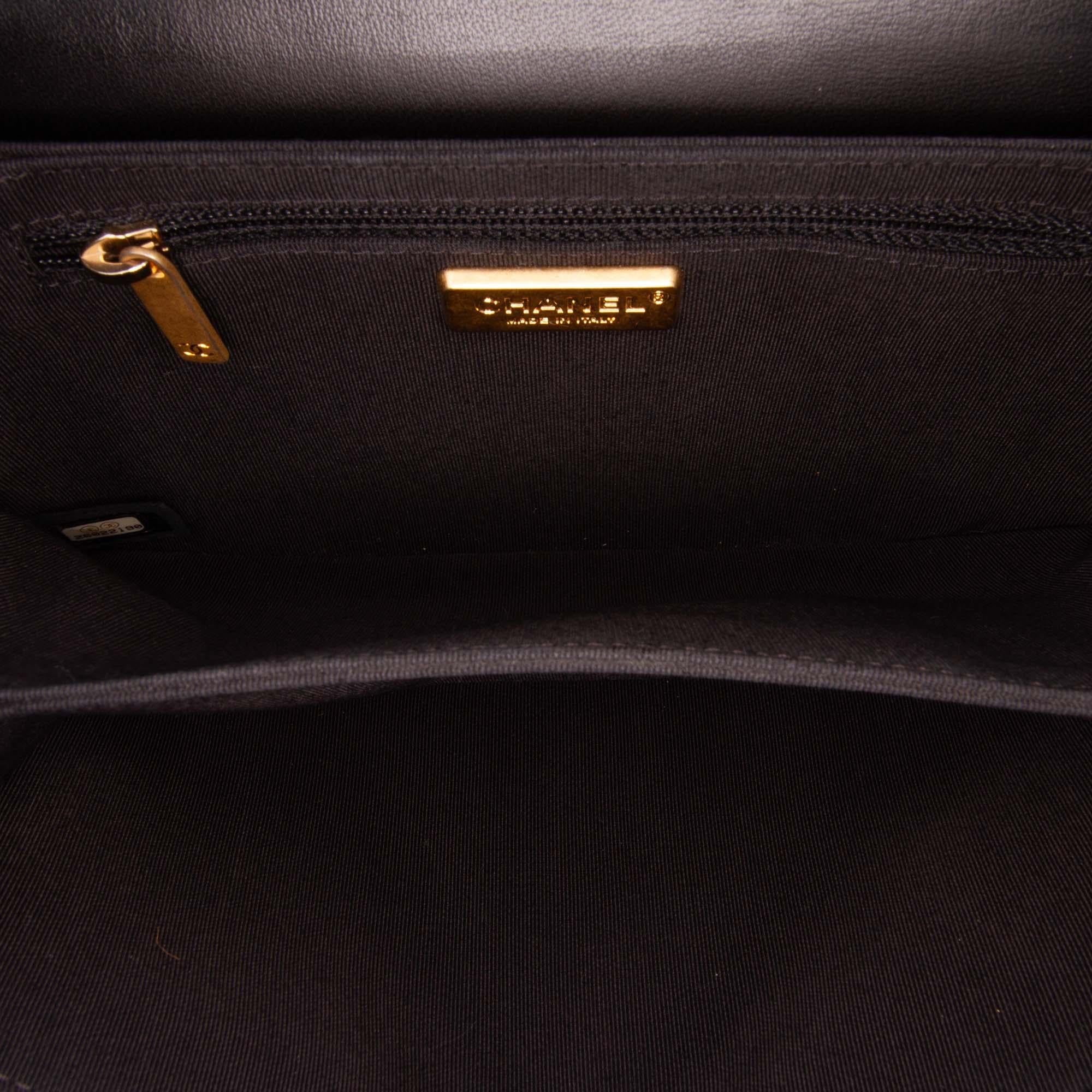 Chanel Chevron Lambskin CC Medallion Button Flap Clutch