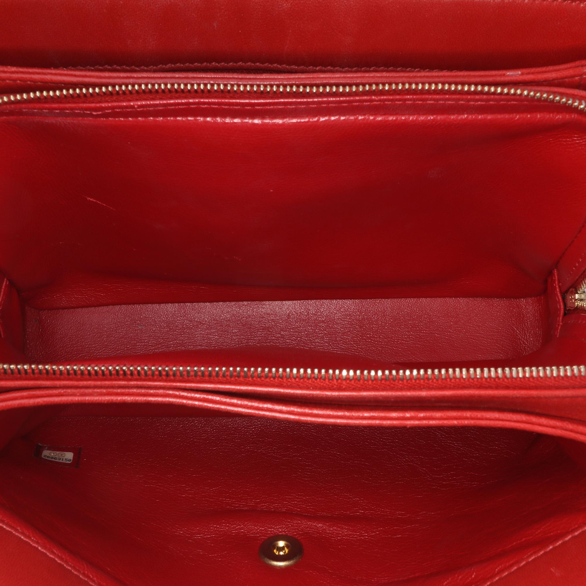 Chanel Chevron Lambskin Coco Envelope Flap