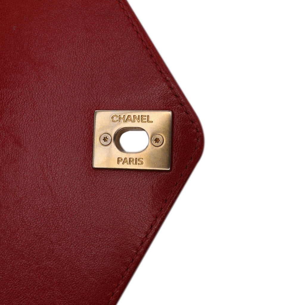 Chanel Chevron Lambskin Coco Envelope Flap