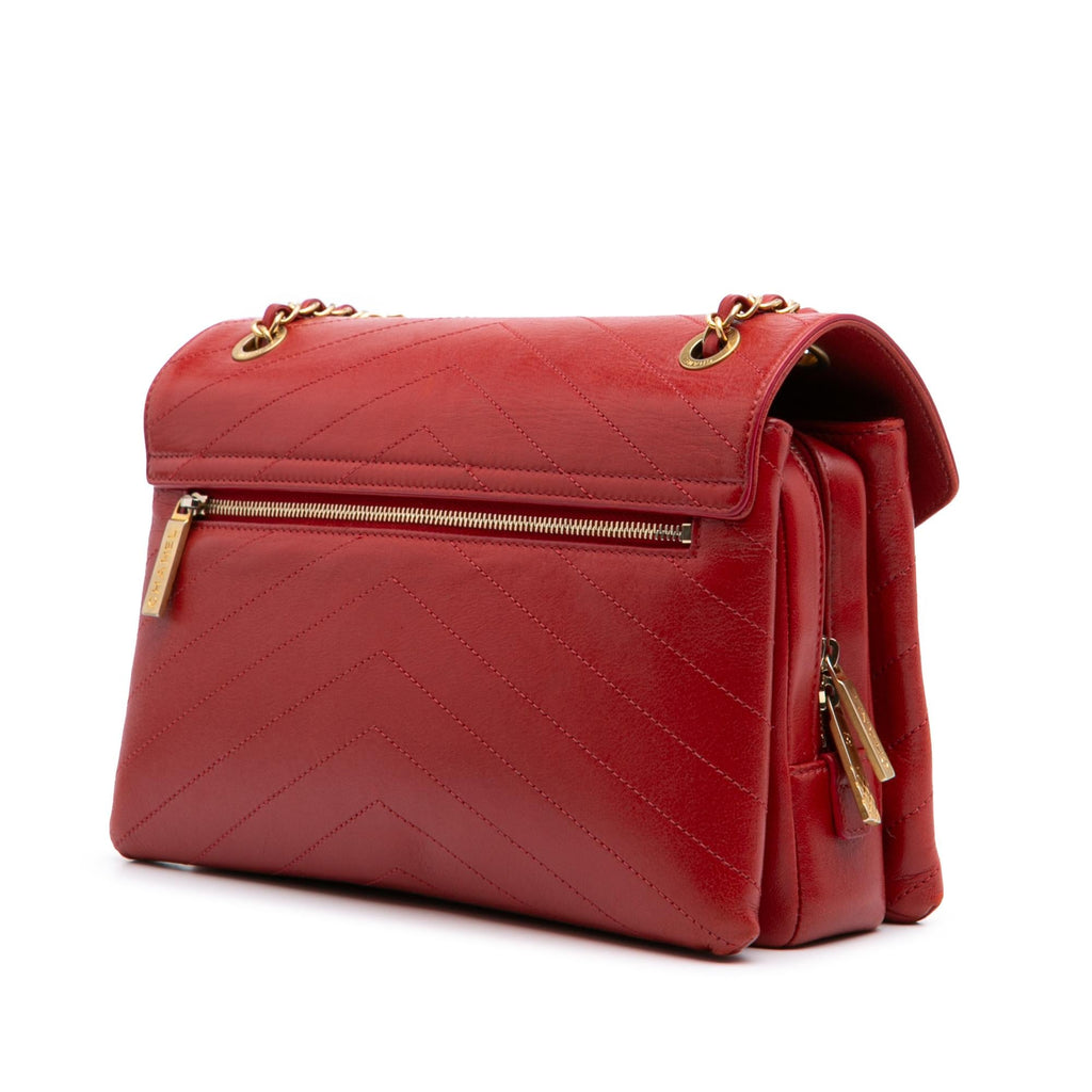 Chanel Chevron Lambskin Coco Envelope Flap