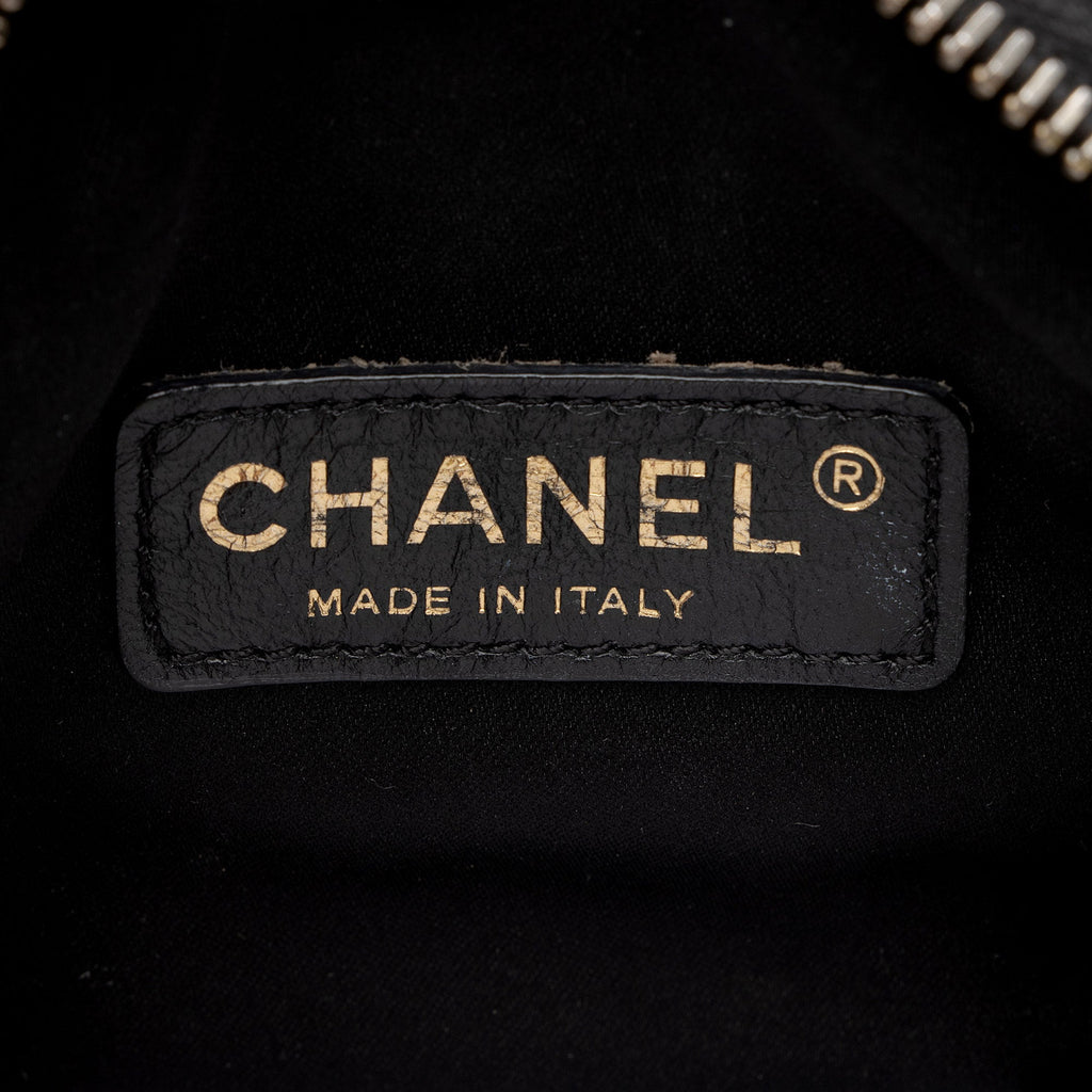 Chanel Chevron Lambskin Medallion Mini Camera Bag