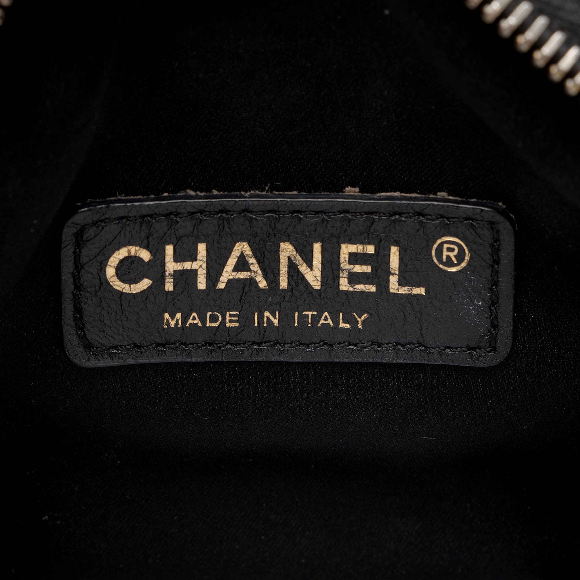 Chanel Chevron Lambskin Medallion Mini Camera Bag
