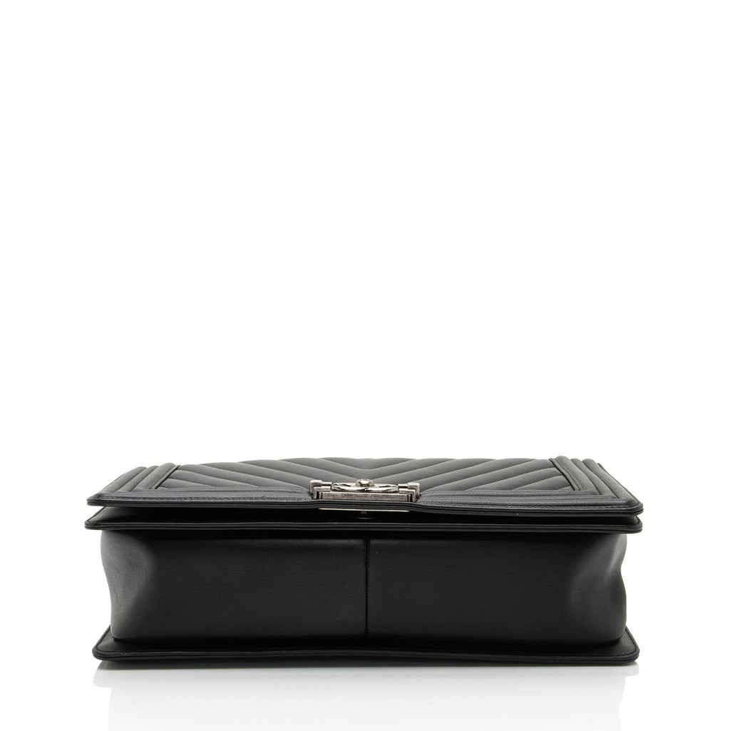 Chanel Chevron Lambskin New Medium Boy Bag