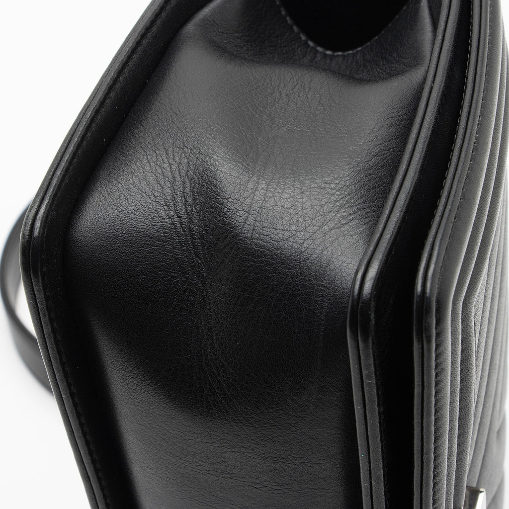 Chanel Chevron Lambskin Old Medium Boy Bag