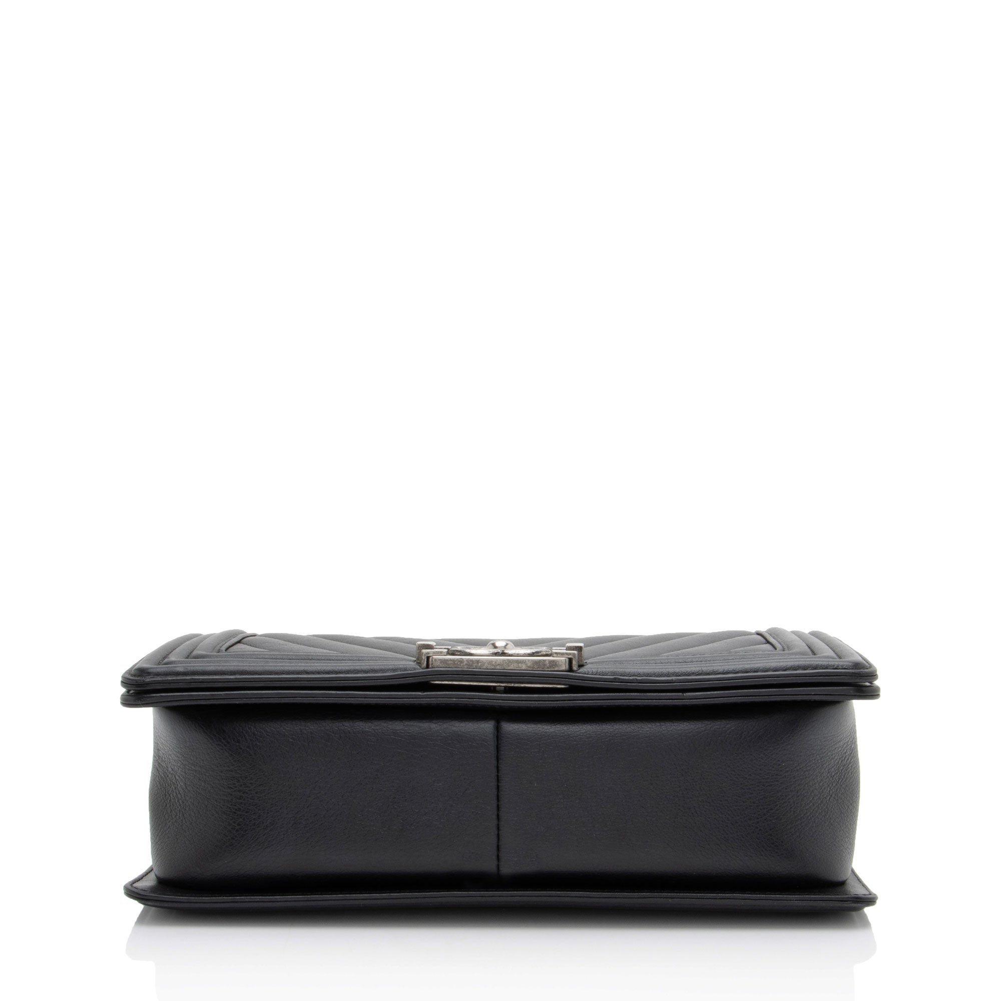 Chanel Chevron Lambskin Old Medium Boy Bag