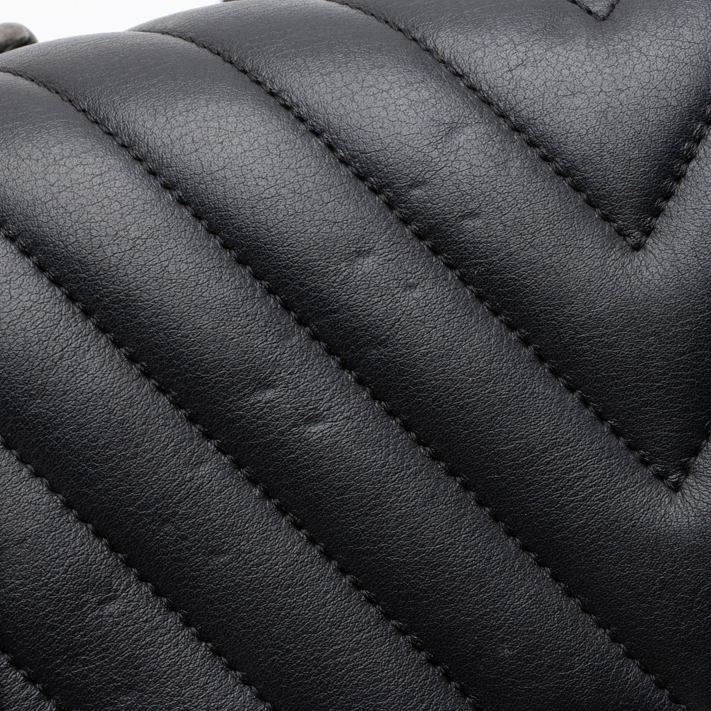 Chanel Chevron Lambskin Old Medium Boy Bag