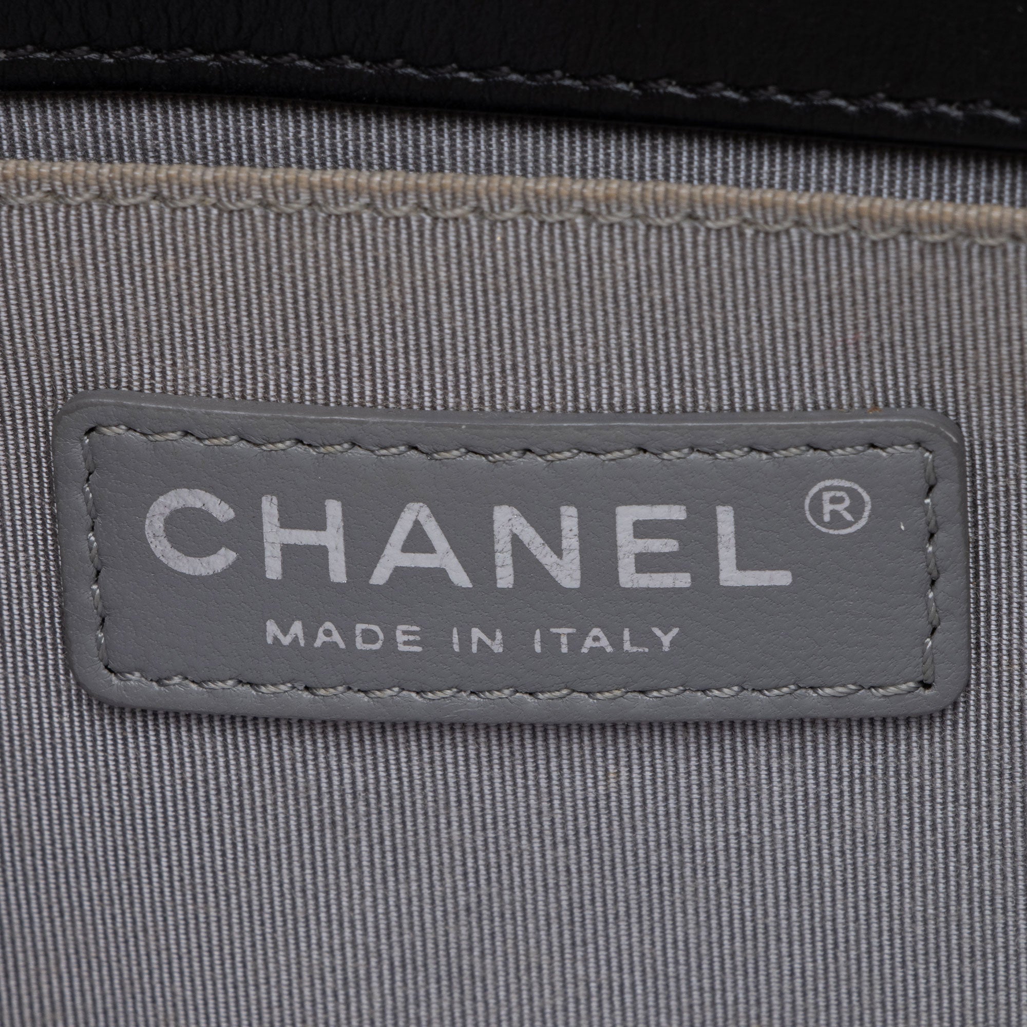 Chanel Chevron Lambskin Old Medium Boy Bag