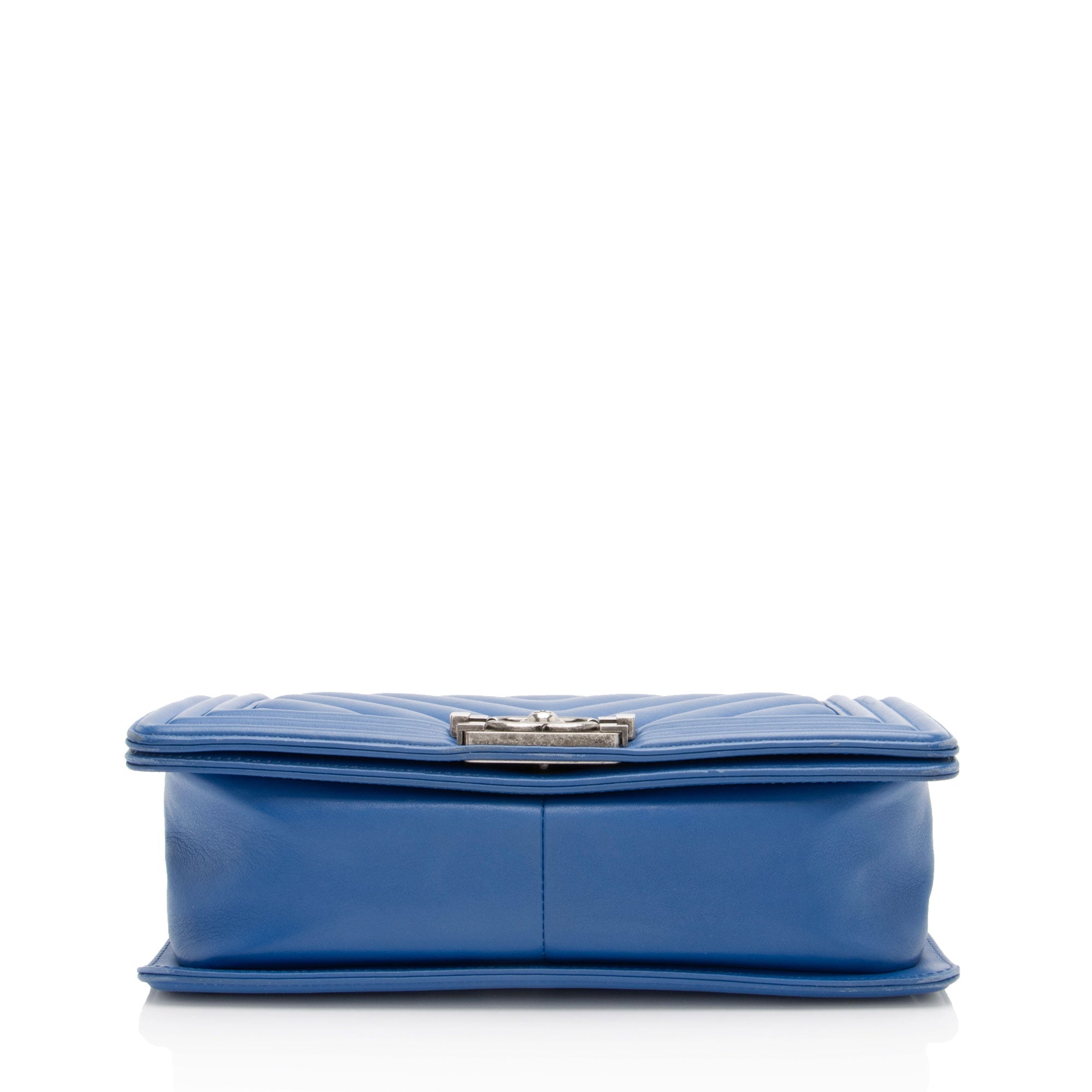 Chanel Chevron Lambskin Old Medium Boy Bag