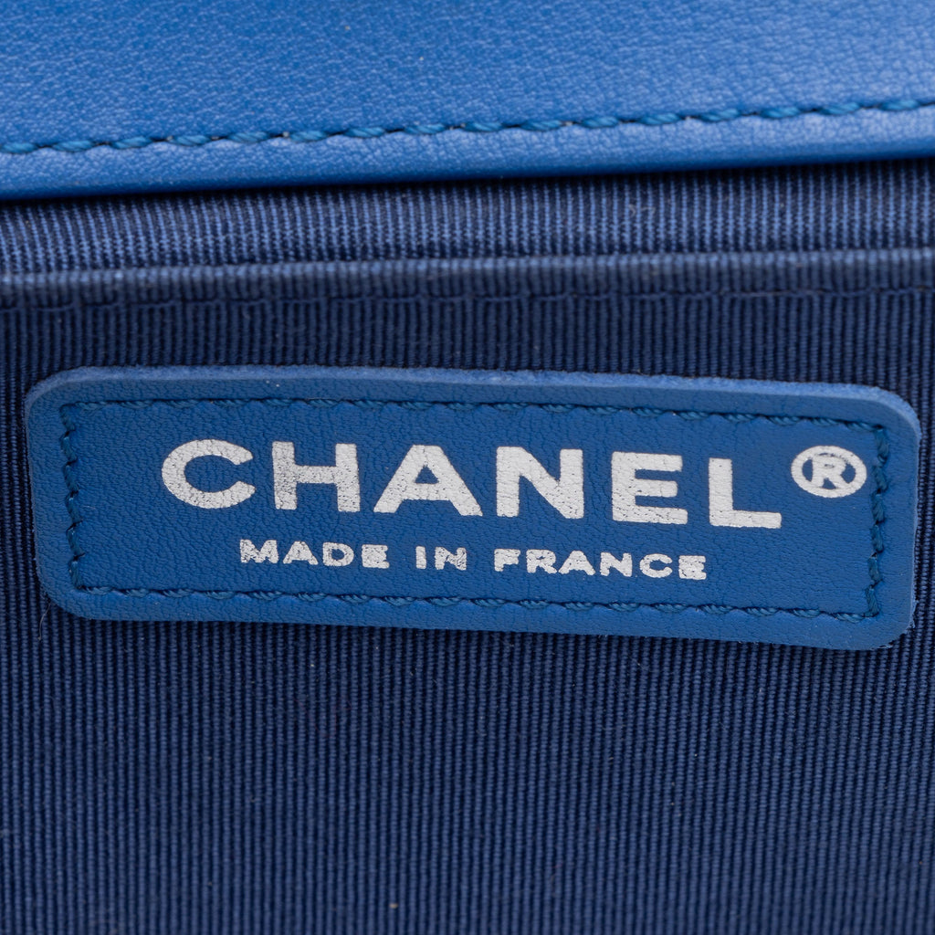 Chanel Chevron Lambskin Old Medium Boy Bag
