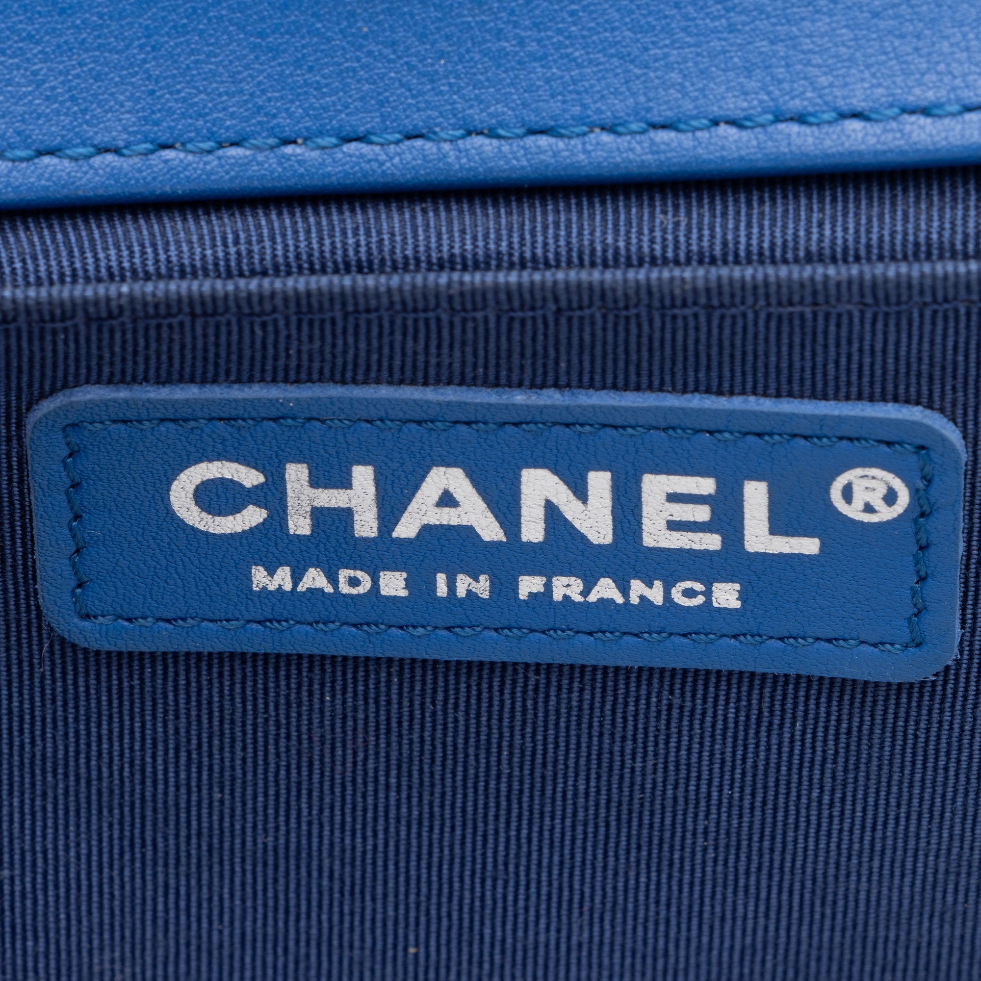Chanel Chevron Lambskin Old Medium Boy Bag