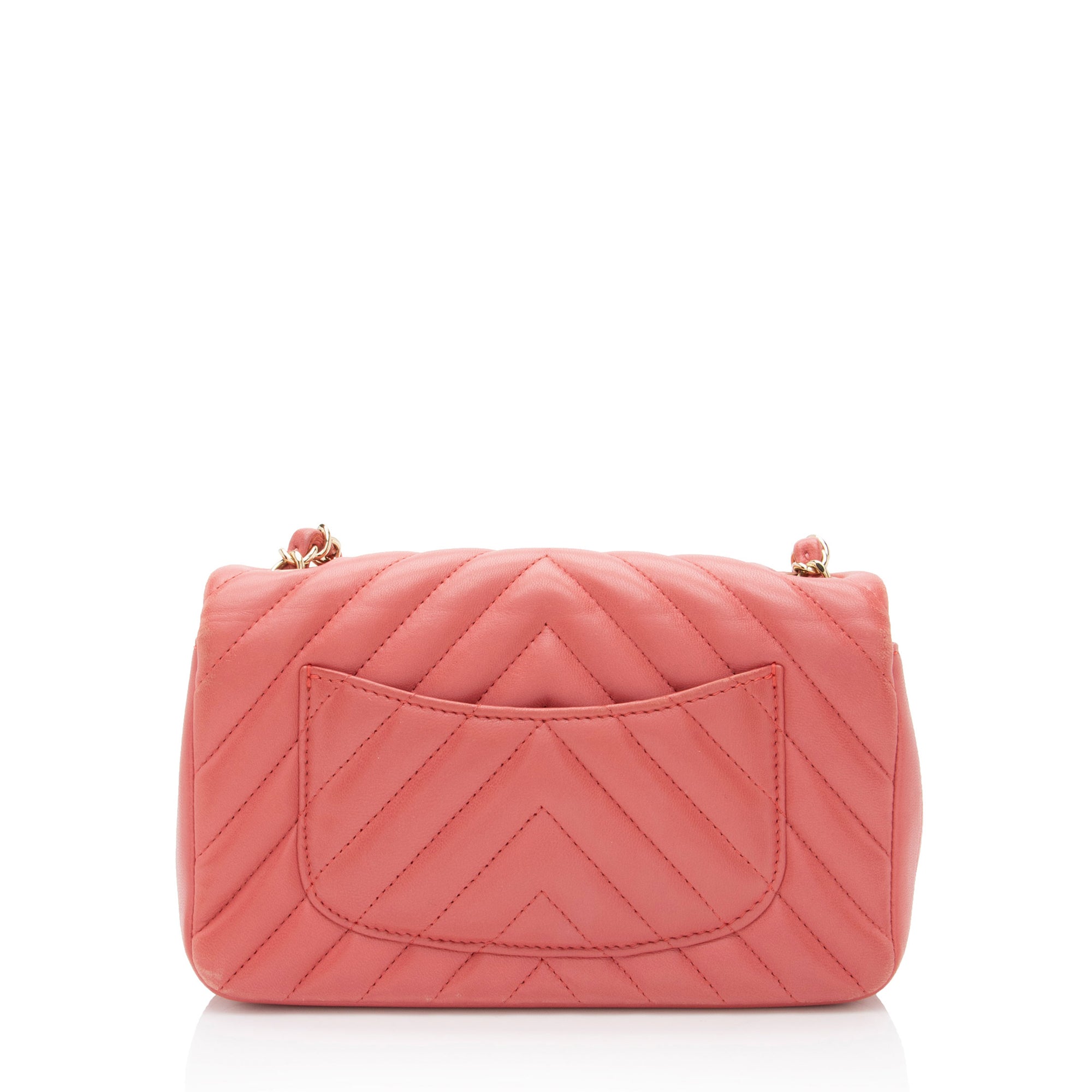 Chanel Chevron Lambskin Mini Flap Bag
