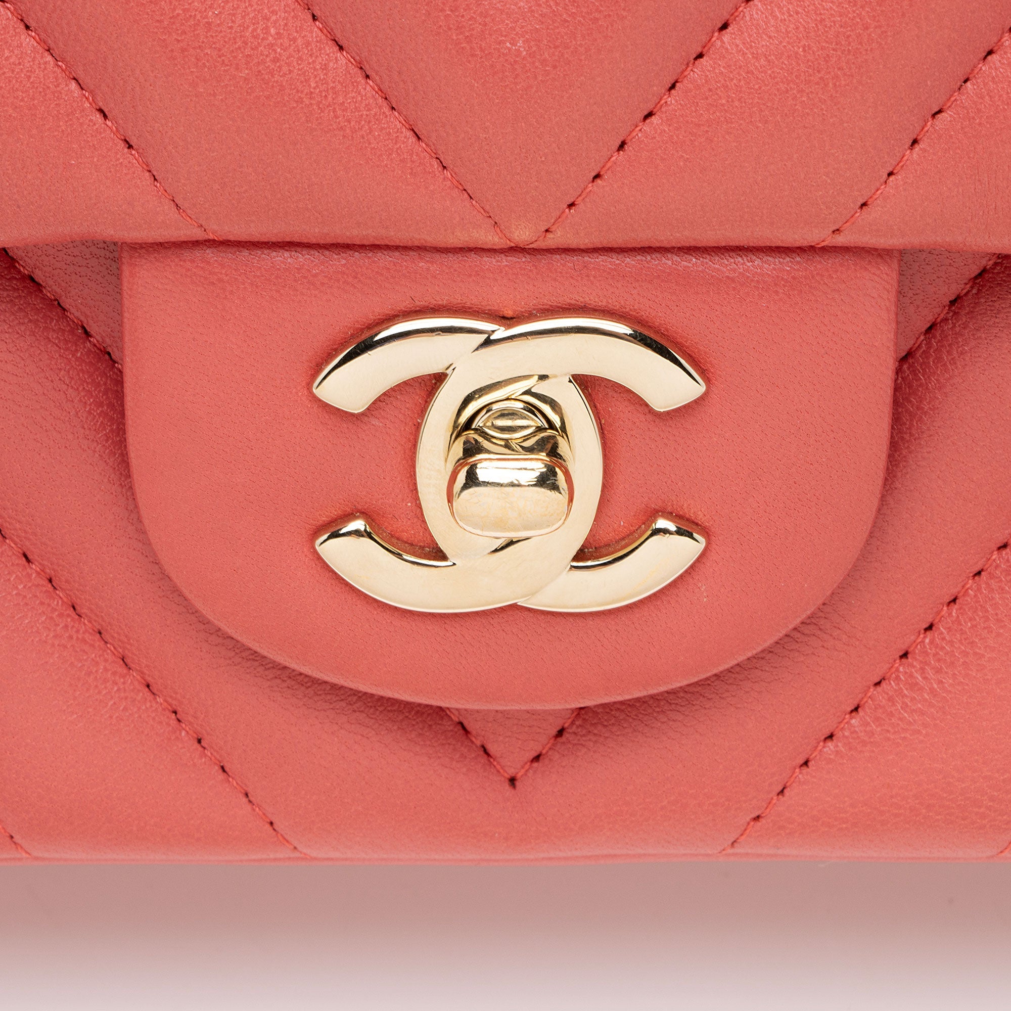 Chanel Chevron Lambskin Mini Flap Bag