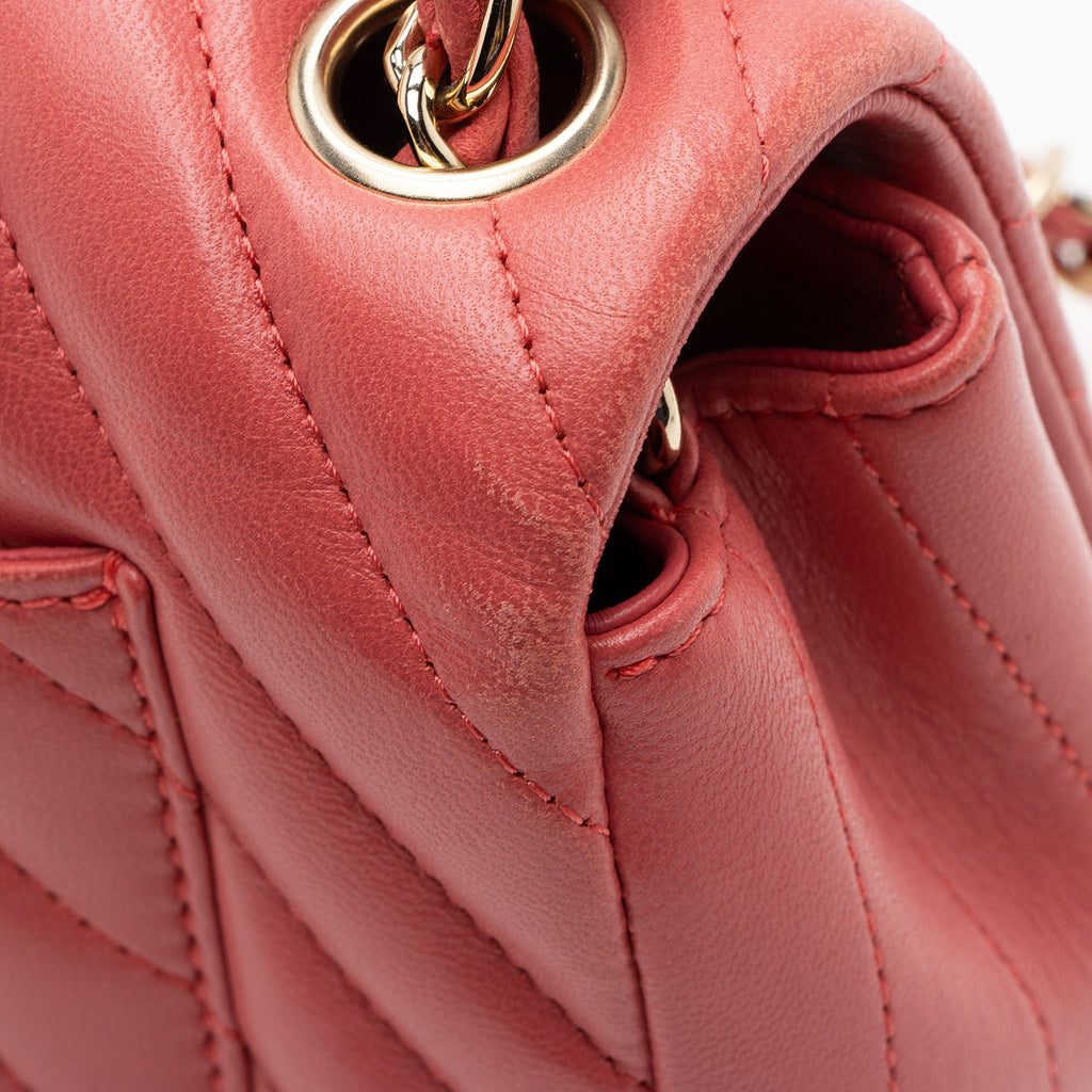 Chanel Chevron Lambskin Mini Flap Bag