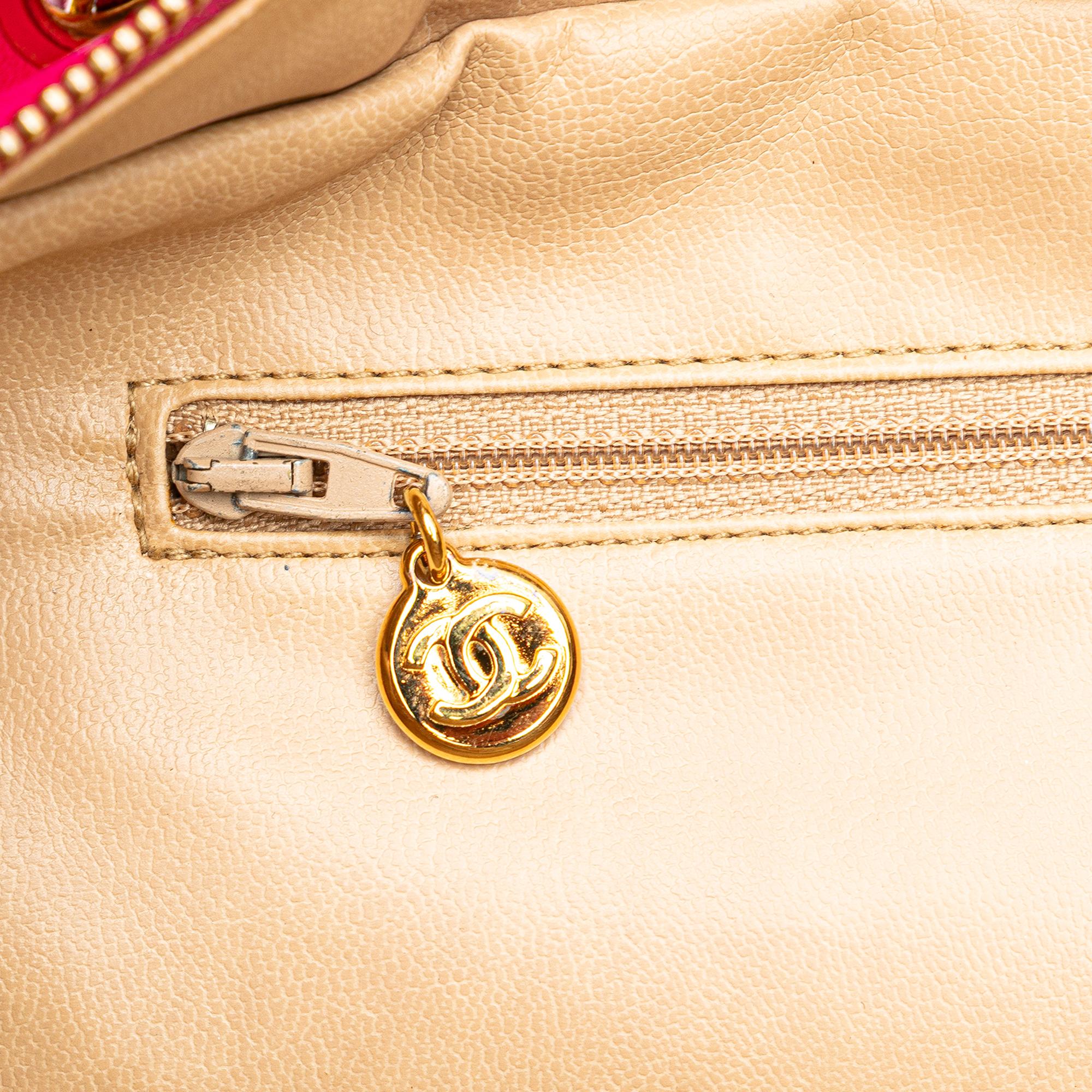 Chanel Chevron Lambskin Tote