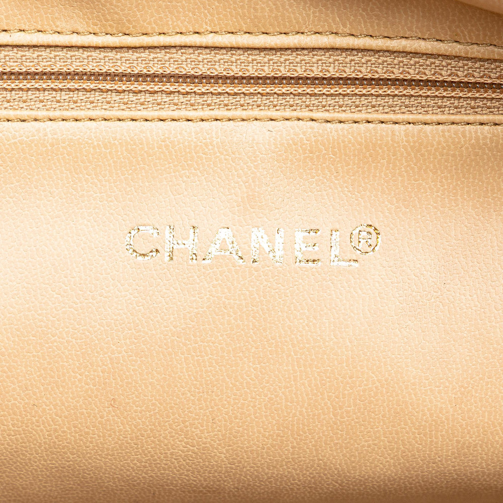 Chanel Chevron Lambskin Tote