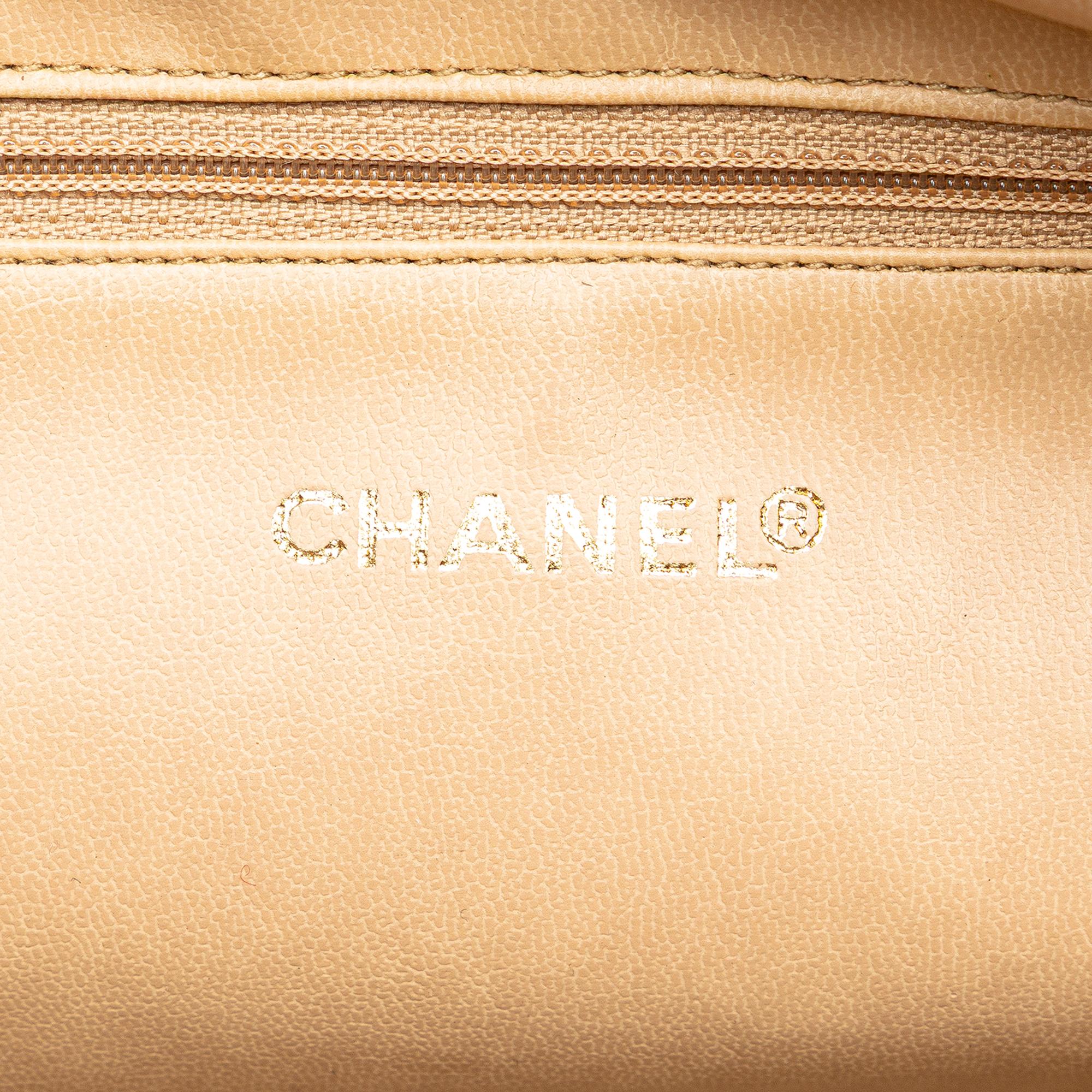 Chanel Chevron Lambskin Tote