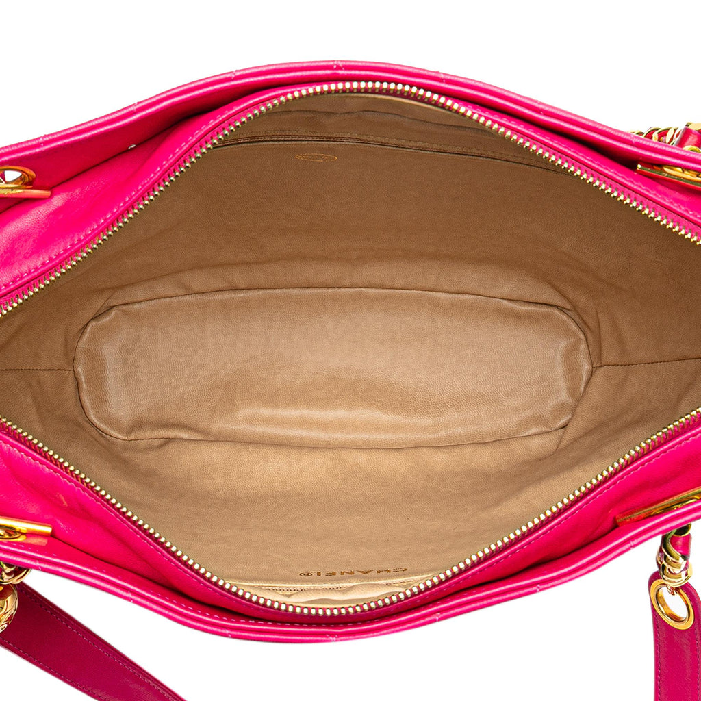 Chanel Chevron Lambskin Tote