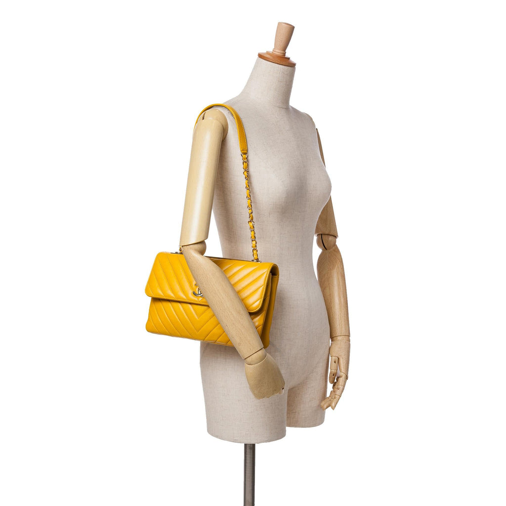 Chanel Chevron Lambskin Trendy CC Flap