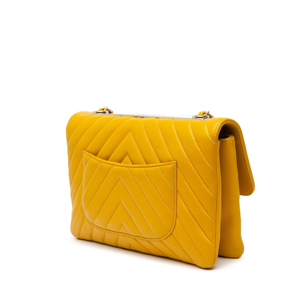 Chanel Chevron Lambskin Trendy CC Flap