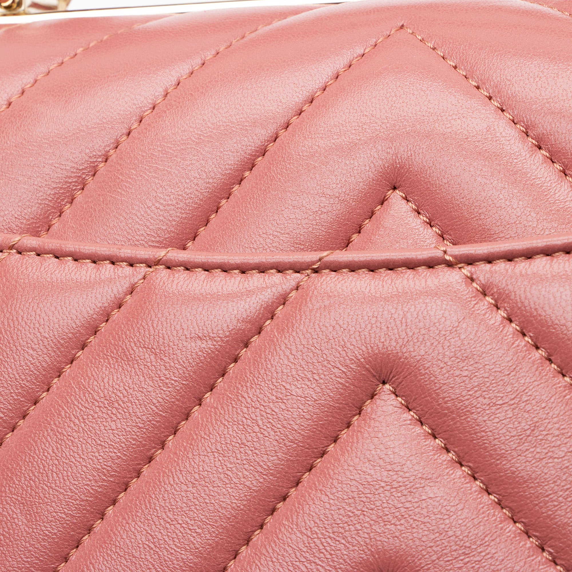 Chanel Chevron Lambskin Trendy CC Small Top Handle