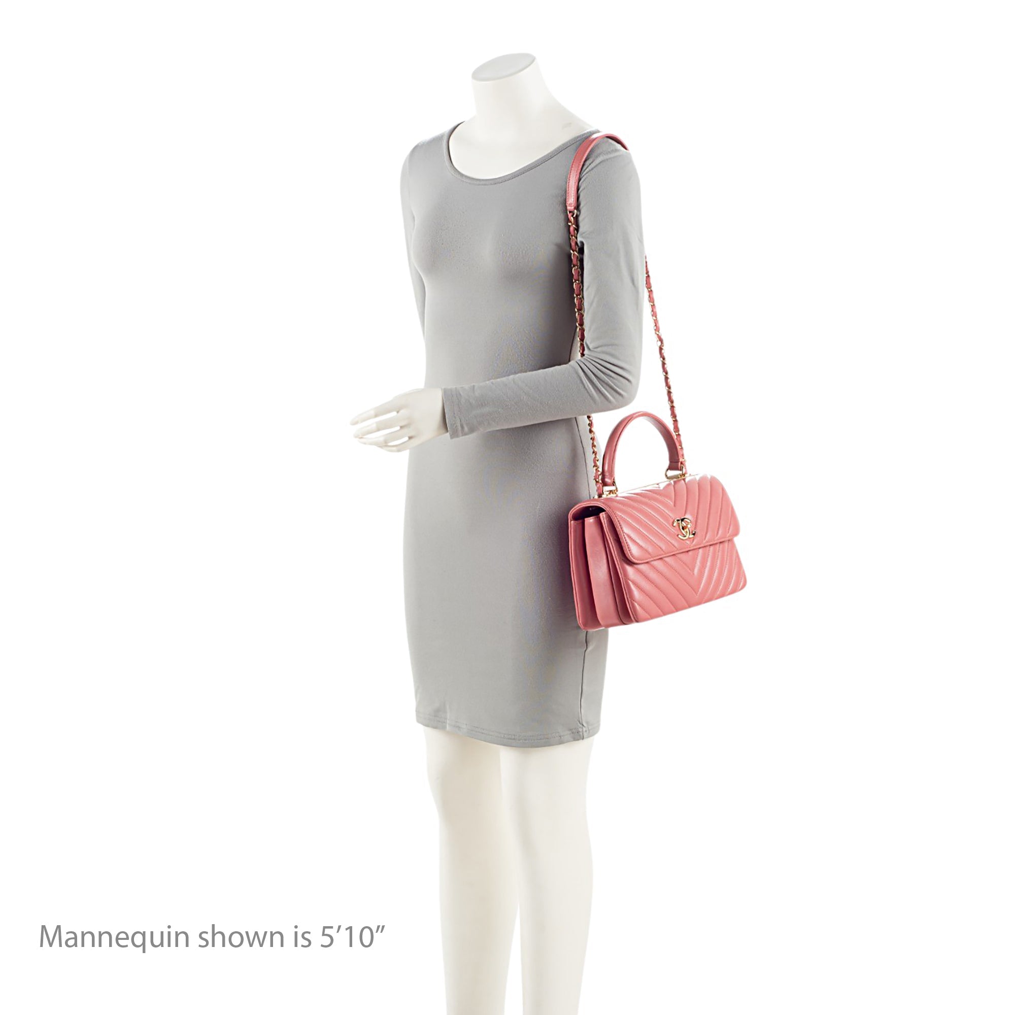 Chanel Chevron Lambskin Trendy CC Small Top Handle