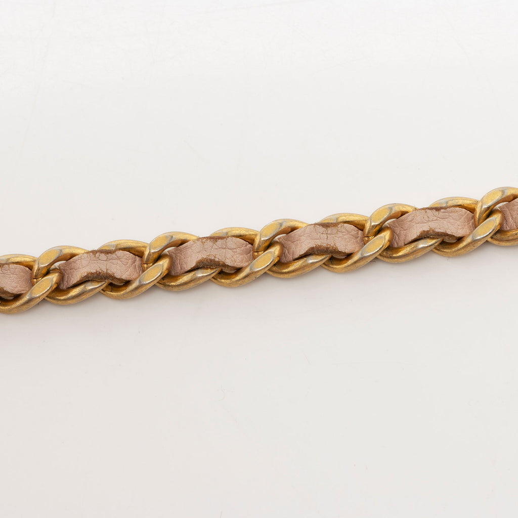 Chanel Chevron Lambskin Wallet on Chain