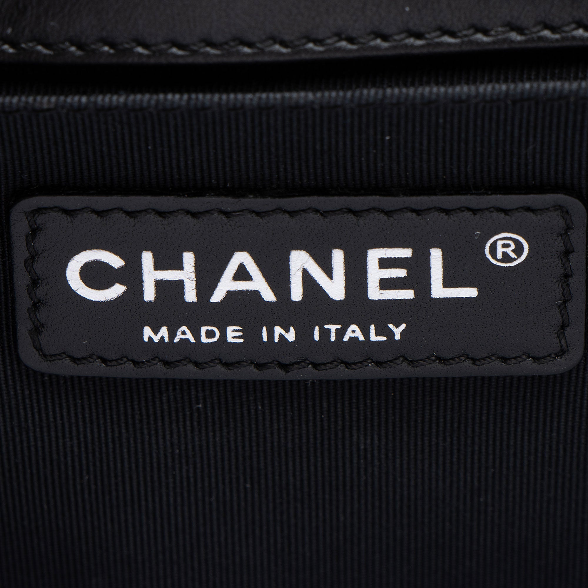 Chanel Chevron Patent Leather Old Medium Boy Bag