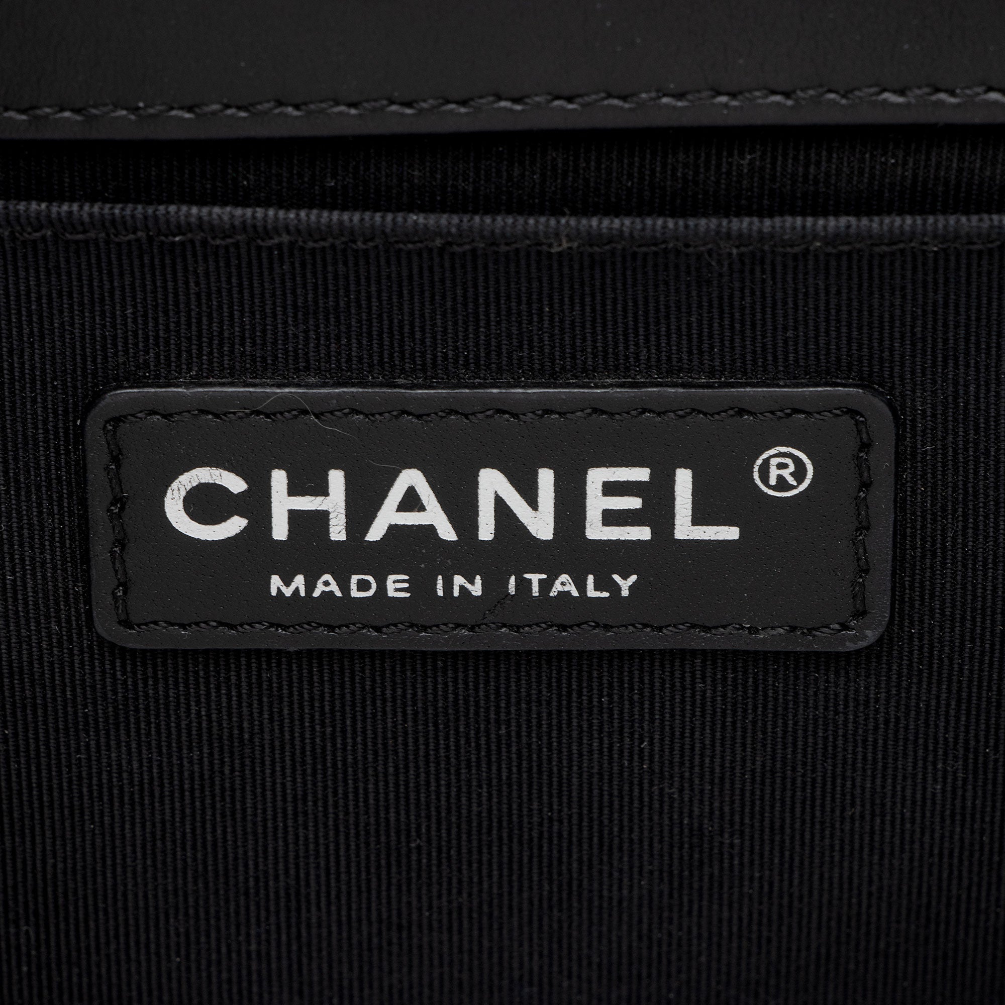 Chanel Chevron Patent Leather Old Medium Boy Bag