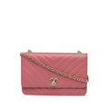 Chanel Chevron Quilted Lambskin Trendy CC Wallet on Chain