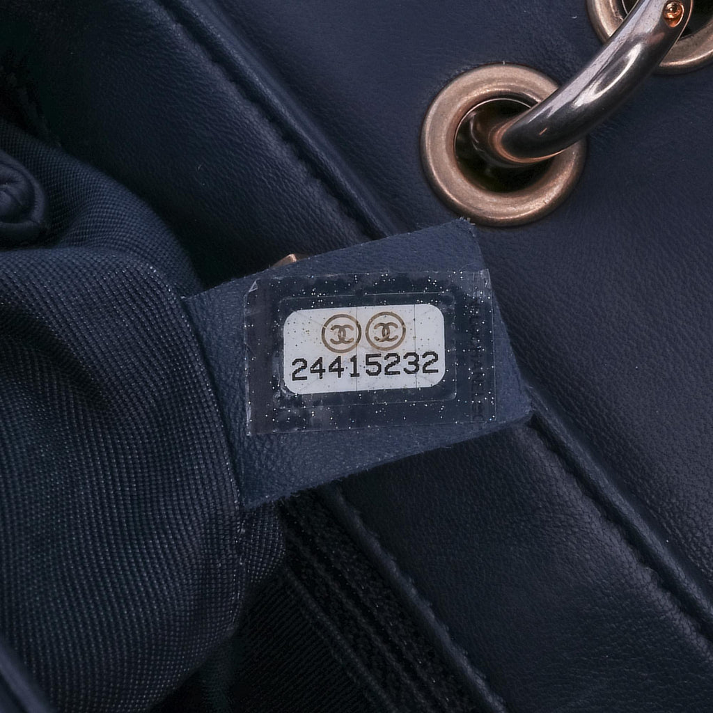 Chanel Chevron Sheepskin Stitched Chain Top Handle Flap