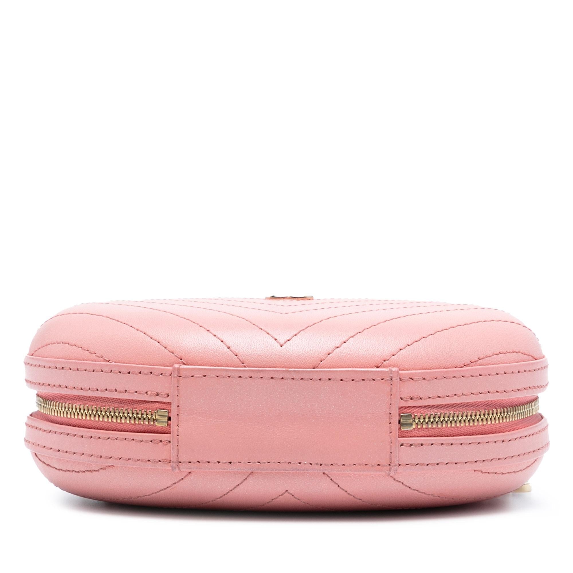 Chanel Chevron Stitched Calfskin La Pausa Evening Bag