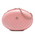 Chanel Chevron Stitched Calfskin La Pausa Evening Bag