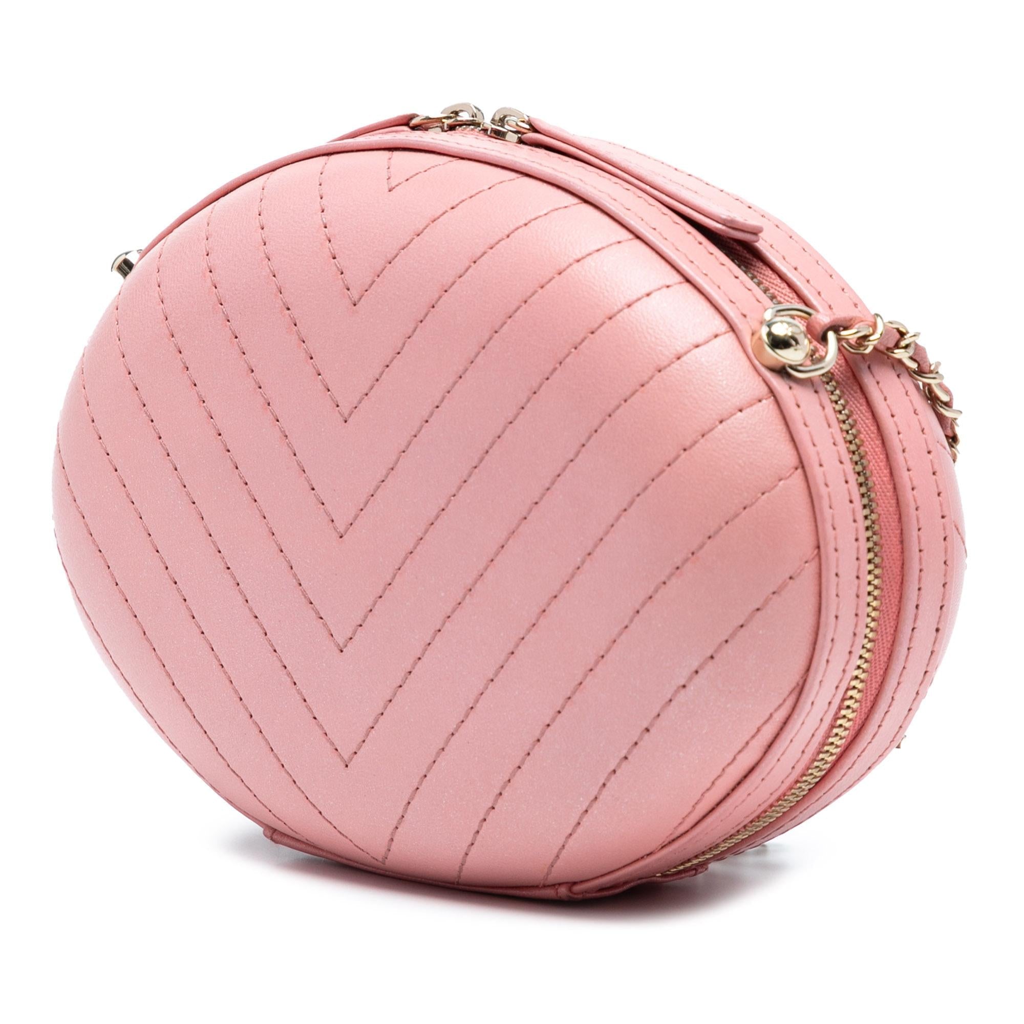 Chanel Chevron Stitched Calfskin La Pausa Evening Bag