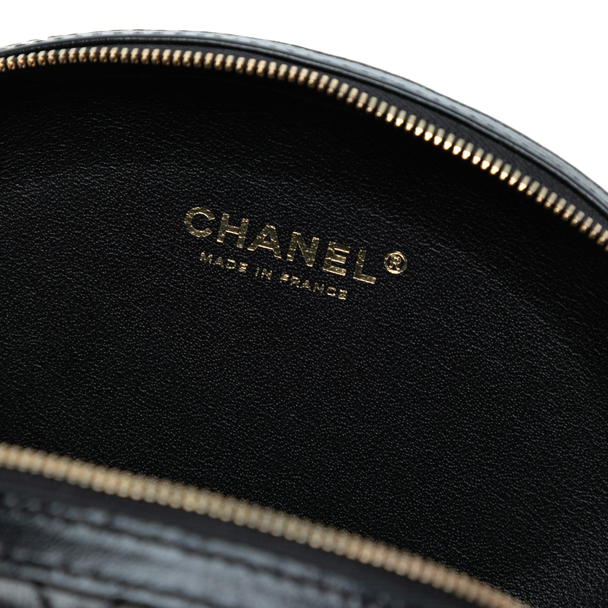 Chanel Chevron Stitched Calfskin La Pausa Evening Bag