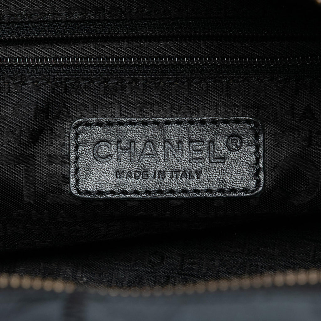 Chanel Choco Bar Caviar LAX Bowler Bag