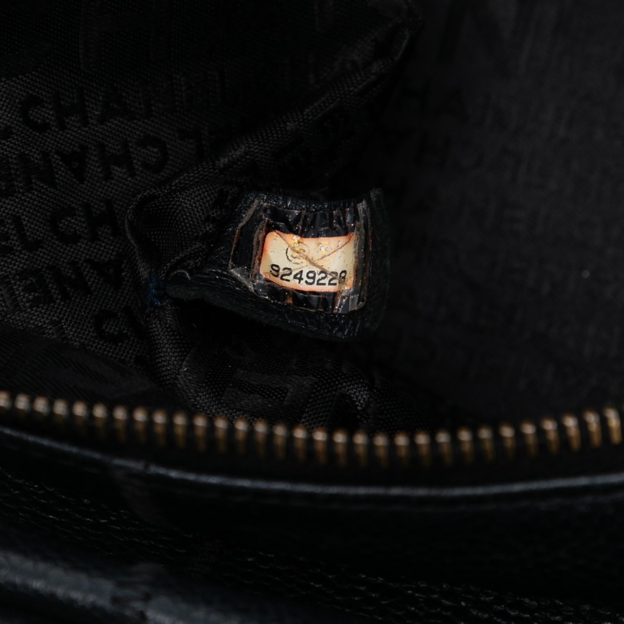 Chanel Choco Bar Caviar LAX Bowler Bag