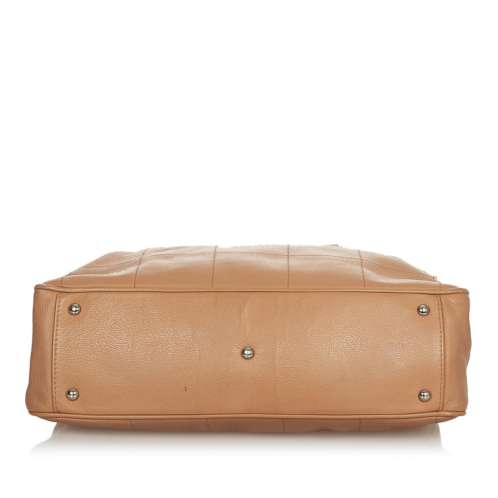 Chanel Choco Bar Caviar Leather Handbag (SHG-25441)