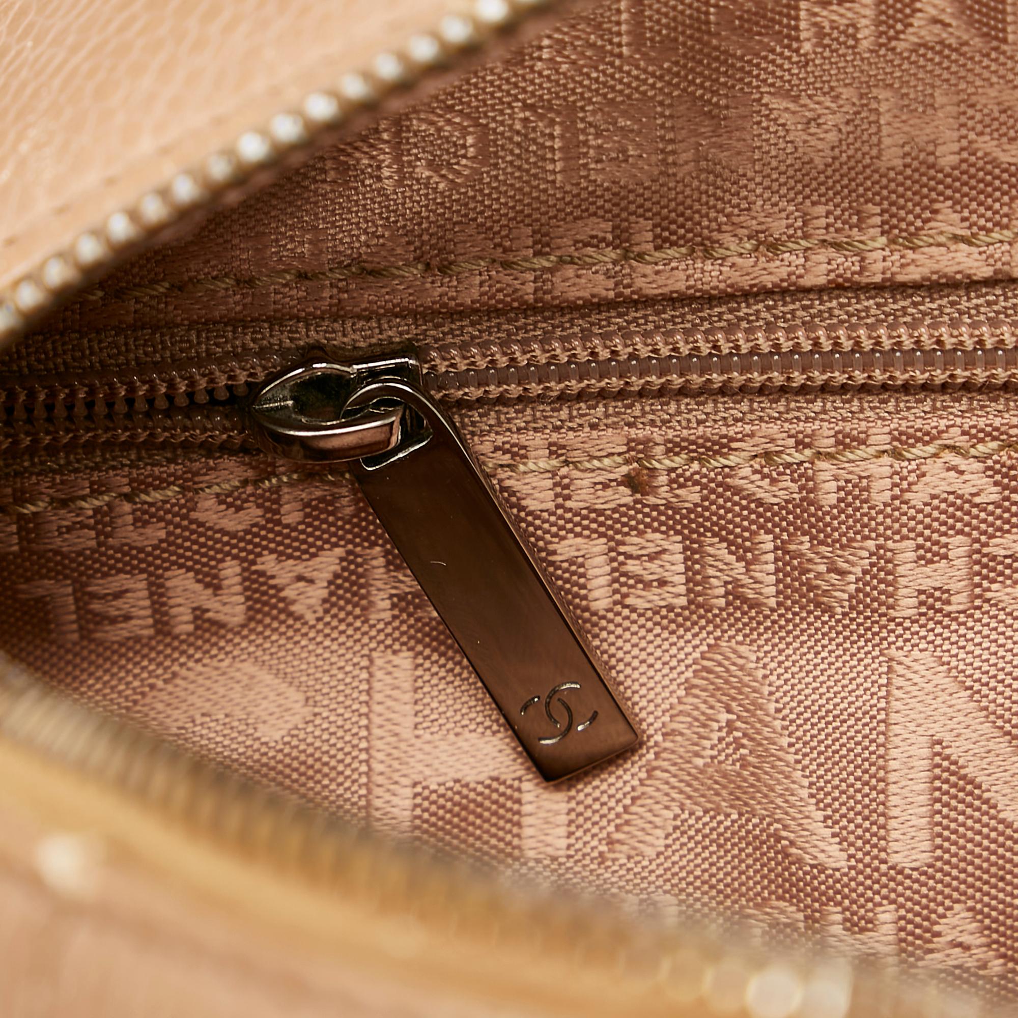 Chanel Choco Bar Caviar Leather Handbag (SHG-25441)