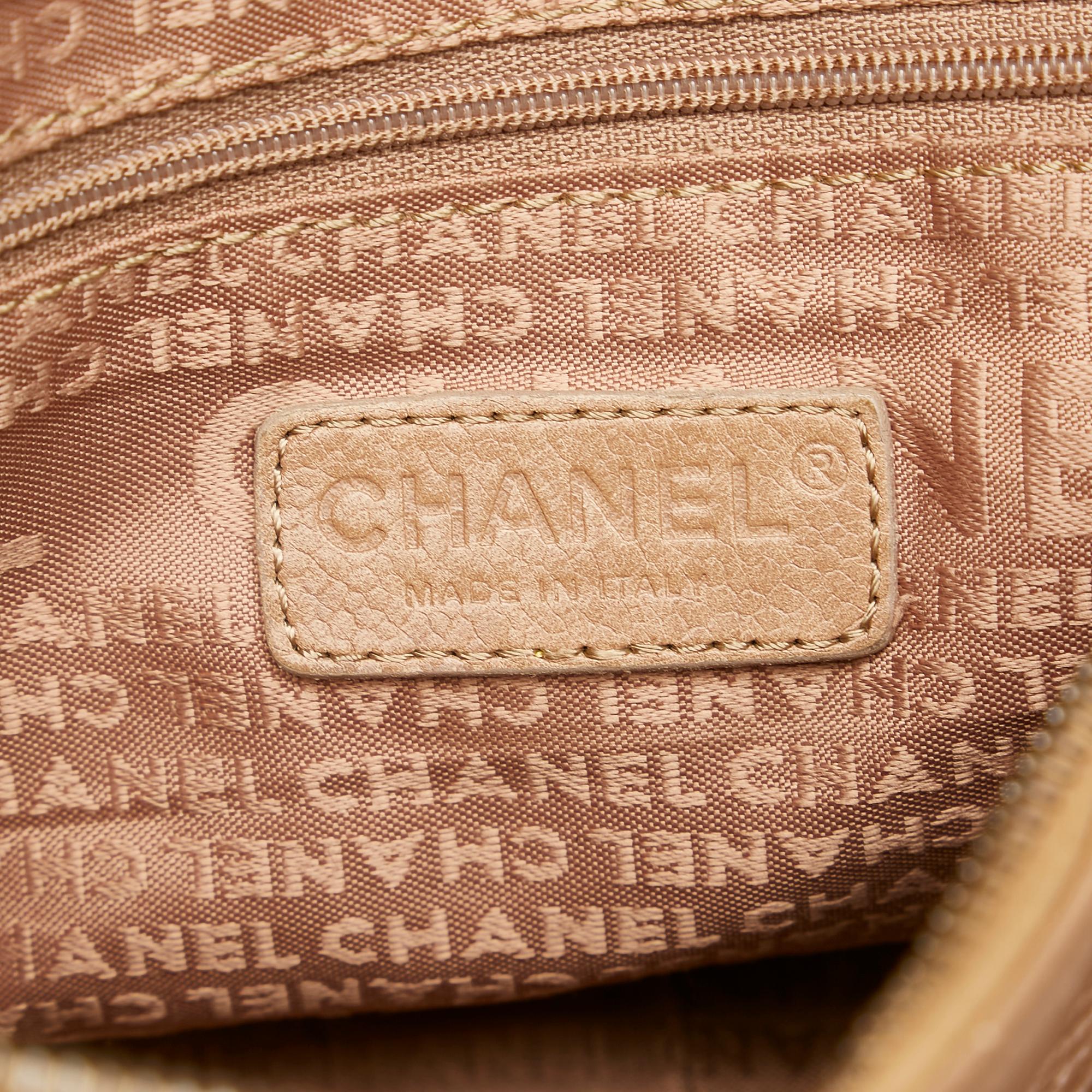 Chanel Choco Bar Caviar Leather Handbag (SHG-25441)
