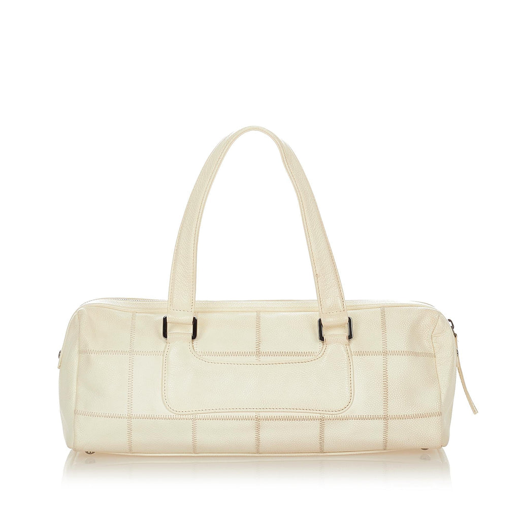 Chanel Choco Bar Caviar Leather Handbag (SHG-26186)
