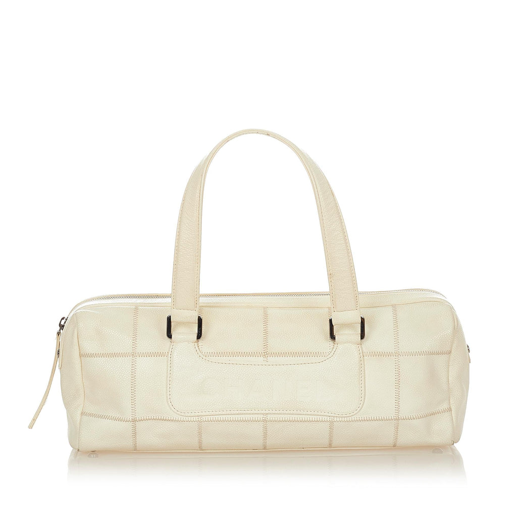 Chanel Choco Bar Caviar Leather Handbag (SHG-26186)