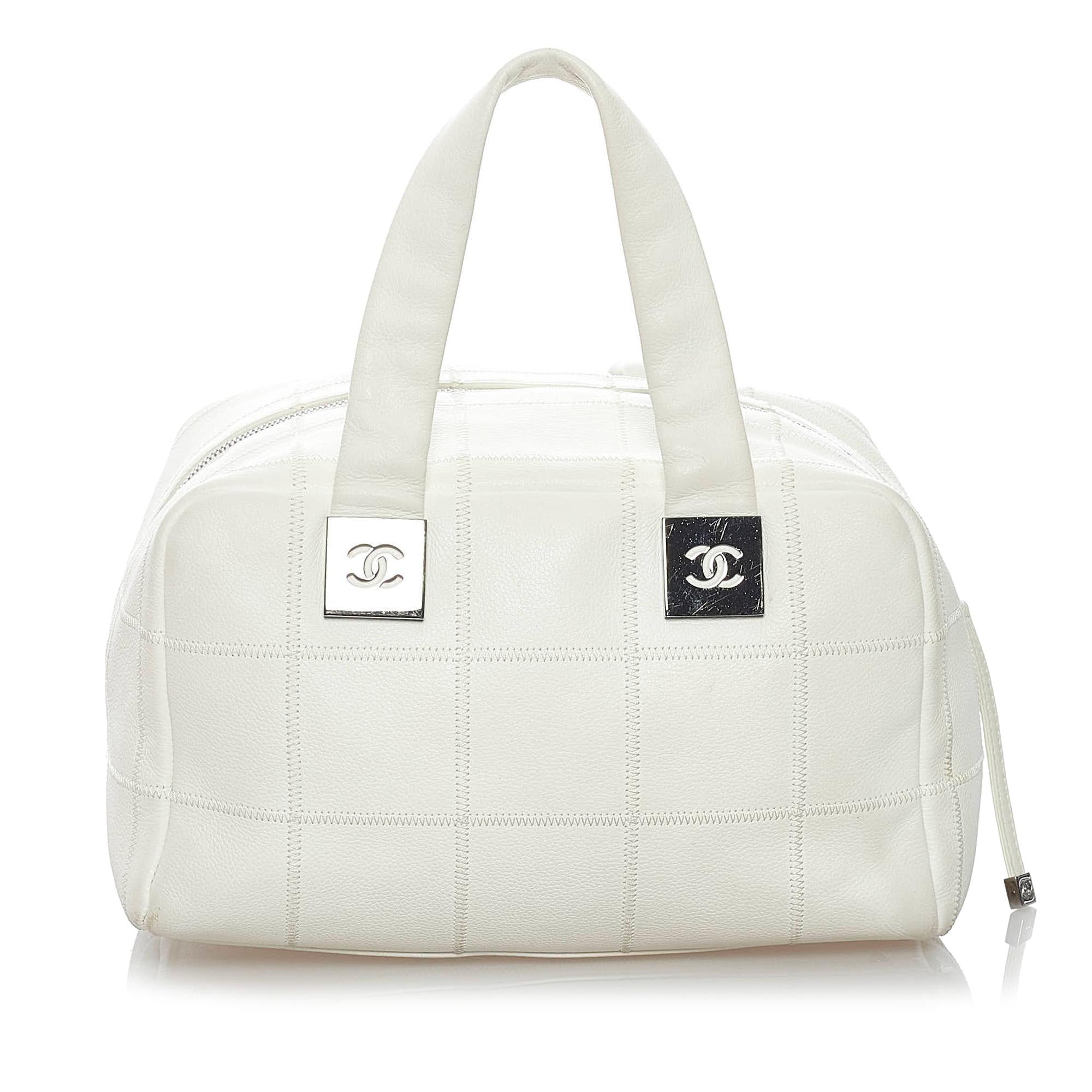 Chanel Choco Bar Caviar Leather Handbag (SHG-29874)