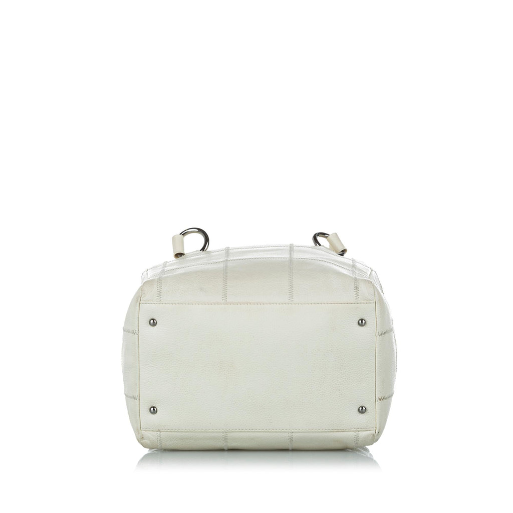 Chanel Choco Bar Caviar Leather Shoulder Bag (SHG-19777)