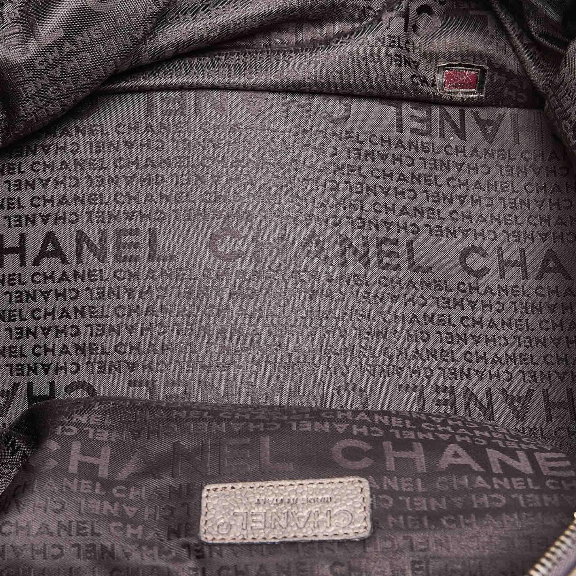 Chanel Choco Bar Caviar Leather Shoulder Bag (SHG-23001)