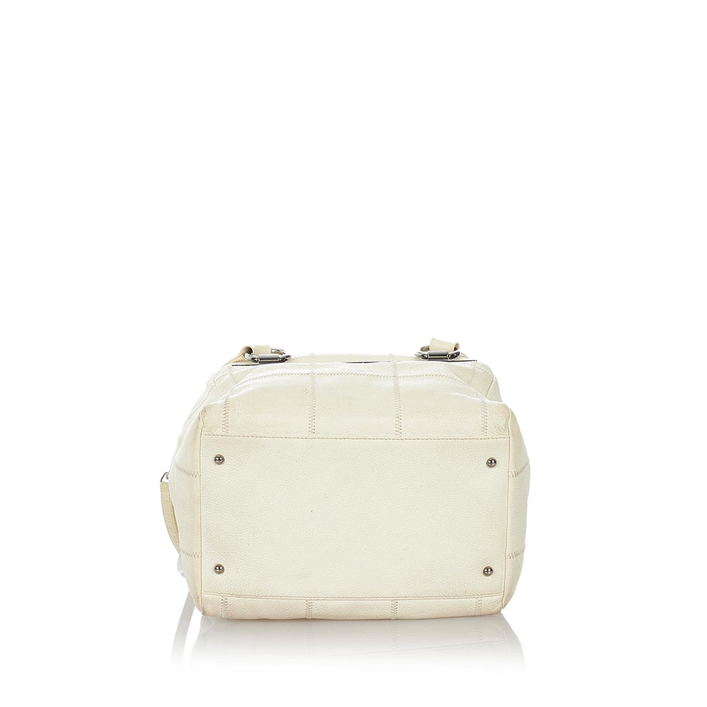 Chanel Choco Bar Caviar Leather Shoulder Bag (SHG-26806)