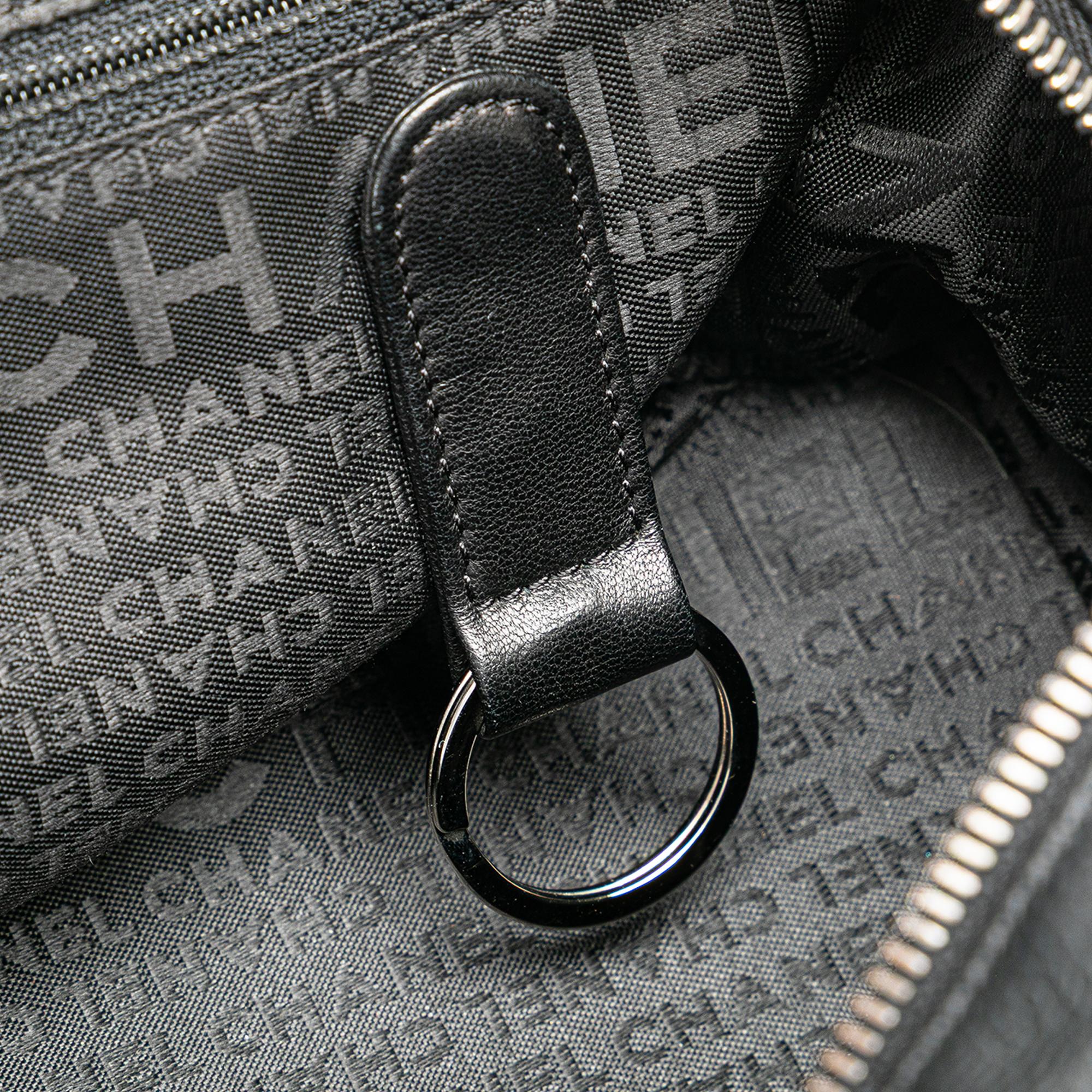 Chanel Choco Bar Caviar Shoulder Bag