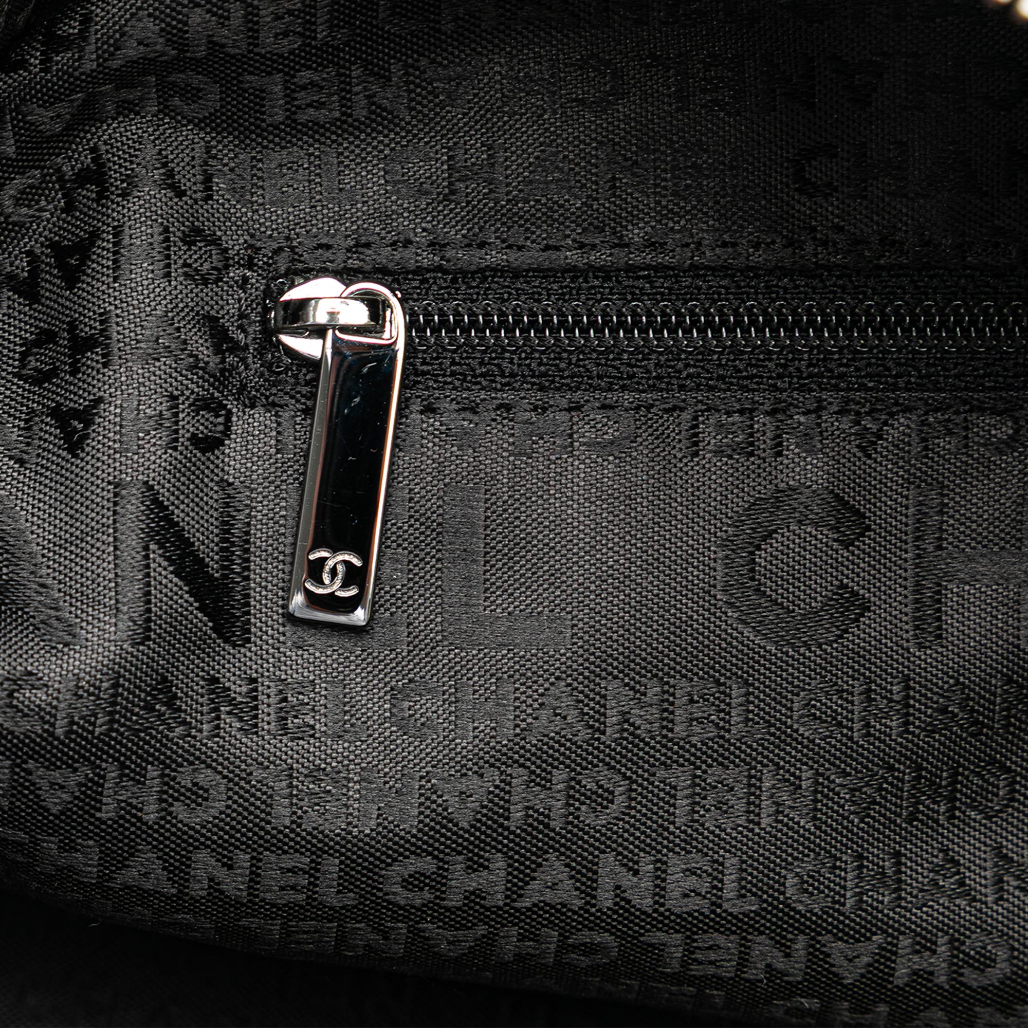Chanel Choco Bar Caviar Shoulder Bag