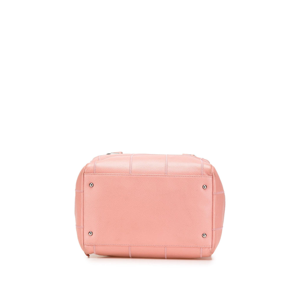 Chanel Choco Bar Caviar Shoulder Bag