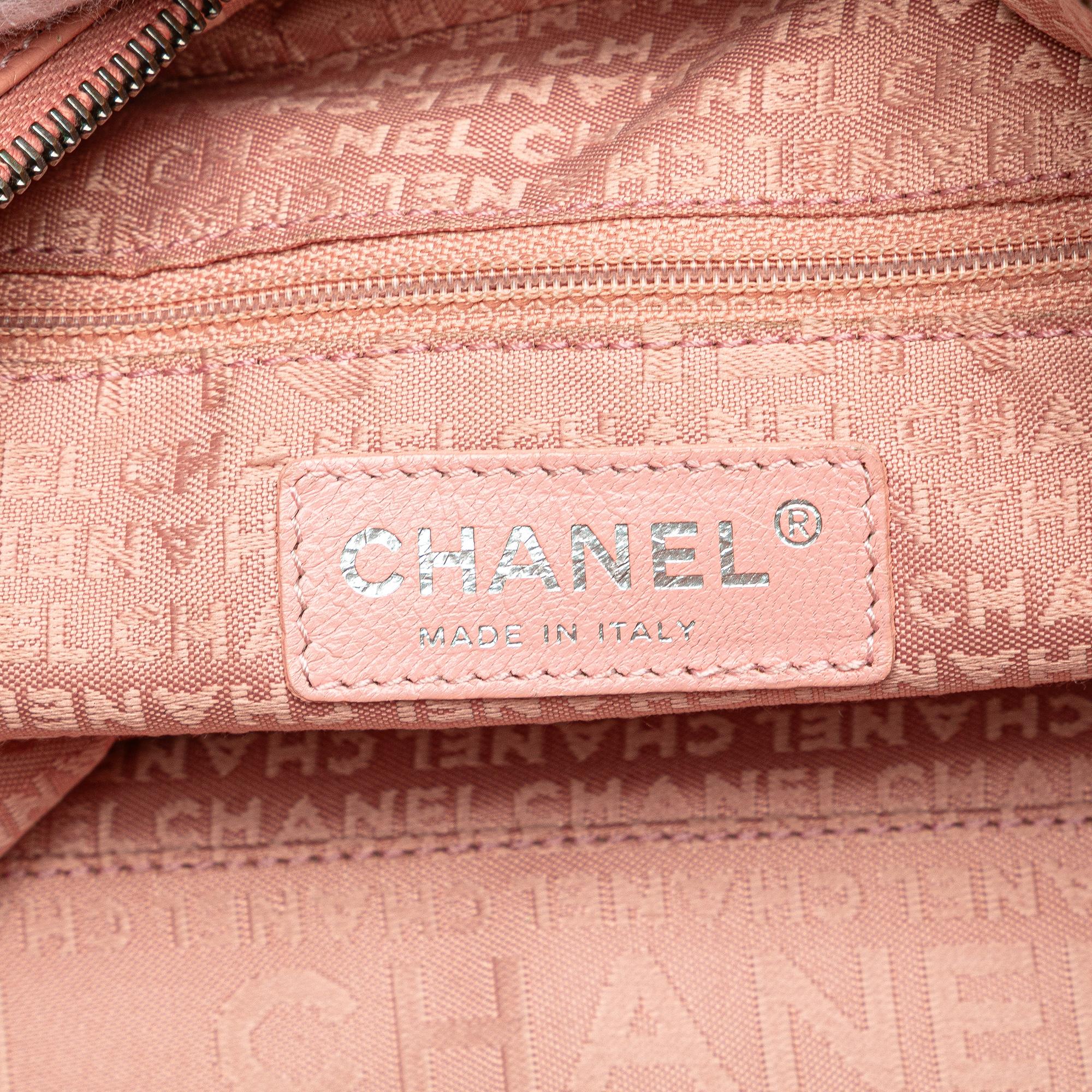 Chanel Choco Bar Caviar Shoulder Bag